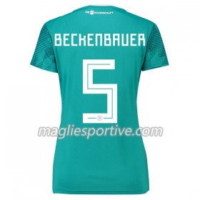 Completo Calcio Germania Beckenbauer 5 Donna Divisa Trasferta Mondiali 2018